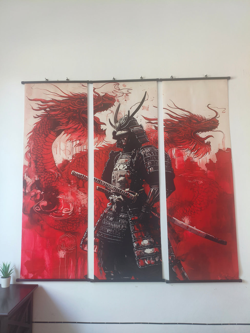 A sárkány szelleme Samurai fali kép (falitekercs)